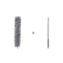 Conjunto de Espanador de Microfibra com Haste Extensível