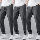 Kit 3 Calças Masculino de Moletom Jogger Flaneladas