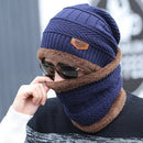 Kit Cachecol e Gorro Unissex de Algodão para Inverno