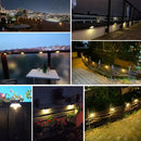 Luminária de Led Solar para Jardim Impermeável