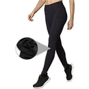 Meia-Calça Térmica de Inverno Flanelada com Pé e Cintura Alta