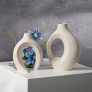 Vaso Duplo de Cerâmica Moderno para Decoração | ChicHome